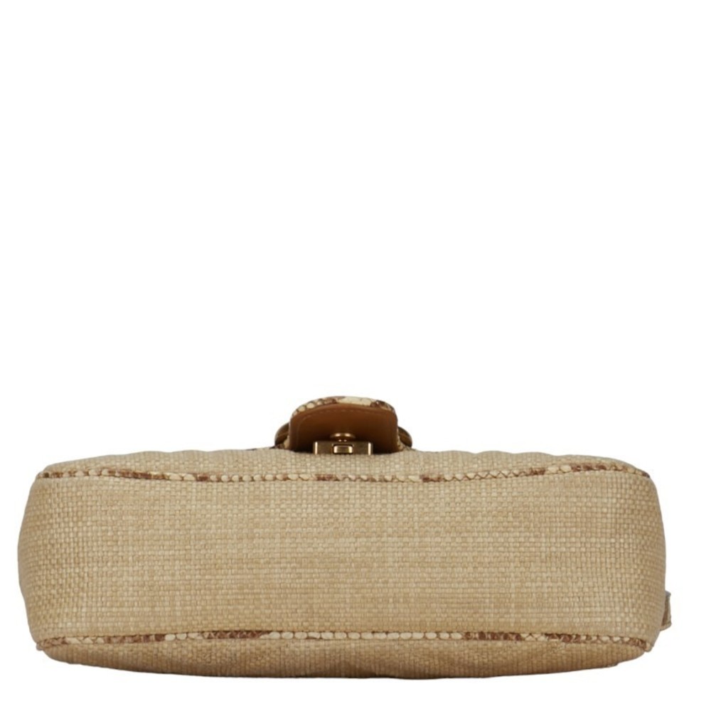 Gucci Chain Bag Shoulder Marmont Python Raffia Gg… - image 4